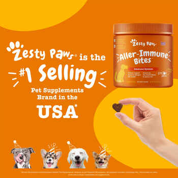 Zesty Paws Allergy & Immune Bites for Dogs Lamb - 90ct