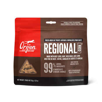 ORIJEN Regional Red Freeze-Dried Cat Treats 1.25 oz Bag product detail number 1.0