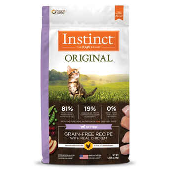 Instinct Original Grain Free Recipe with Real Chicken Natural Dry Kitten Food 4.5 lb Bag product detail number 1.0
