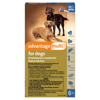 Advantage Multi 6pk Dogs 55-88 lbs product detail number 1.0