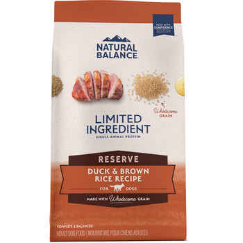 Natural Balance® Limited Ingredient Reserve Duck & Brown Rice Recipe Dry Dog Food 22 lb product detail number 1.0