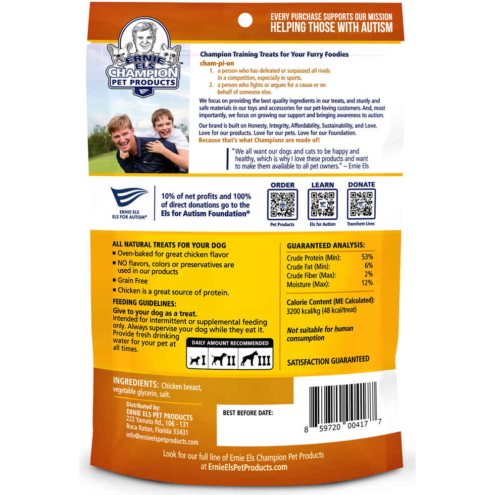 Ernie Els All Natural Chicken Wrapped Sweet Potato Dog Treats