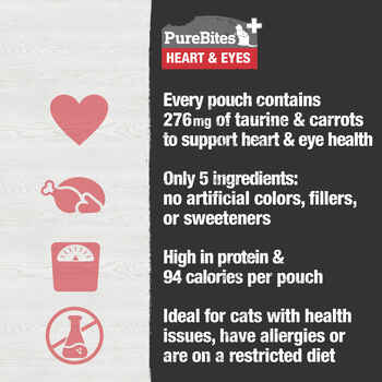 PureBites Plus Squeezables For Cats - Heart & Eyes 2.5oz/71g