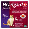 Heartgard Chewables for Cats 6pk Purple 5-15 lbs