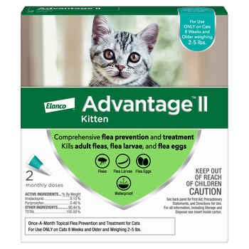 Advantage II 2pk Kitten 2-5 lbs product detail number 1.0