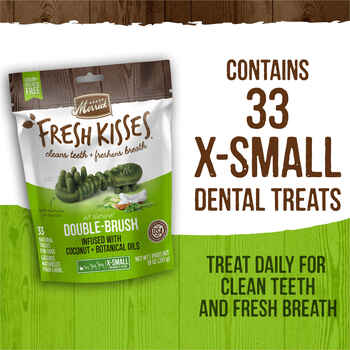 Merrick Fresh Kisses Grain Free Coconut Oil & Botanicals Dental Dog Treats
