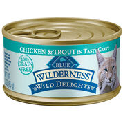 Blue Buffalo Wilderness Wild Delights Wet Cat Food 1800petmeds