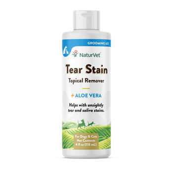 NaturVet Tear Stain with Aloe Topical Remover For Dogs and Cats 4 fl oz product detail number 1.0