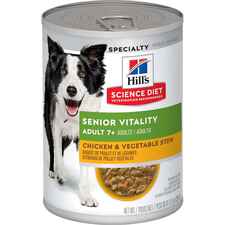 Hill's Science Diet Adult 7+ Senior Vitality Chicken & Vegetable Stew Wet Dog Food-product-tile