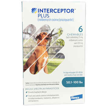 Interceptor Plus 6pk Blue 50.1-100 lbs product detail number 1.0