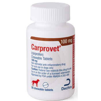 Carprovet Chewable 100mg Tablets 30ct product detail number 1.0