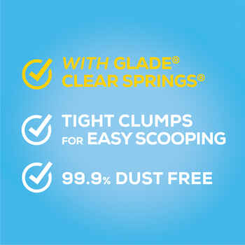 Tidy Cats LightWeight Clumping Multi Cat Litter Glade Clear Springs Scent