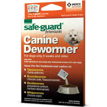 Safe-Guard Canine Dewormer Three 1 Gram Packages product detail number 1.0