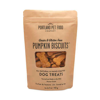 Portland Pet Food Company Grain & Gluten Free Pumpkin Dog Biscuits 5oz product detail number 1.0