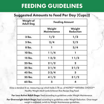 Nutro Natural Choice Adult Healthy Weight Lamb & Brown Rice Recipe Dry Dog Food 30 lb Bag