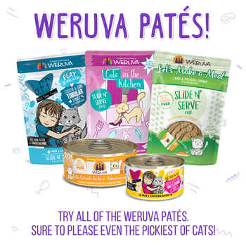 Weruva Classic Cat Pate Meal or No Deal! with CHK & Beef for Cats 8 5.5-oz Cans