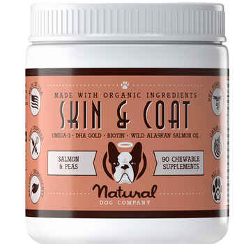 Natural Dog Company Skin & Coat Supplement Chews 90ct product detail number 1.0
