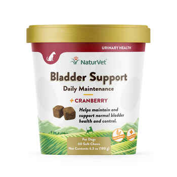 NaturVet Bladder Support Plus Cranberry Supplement for Dogs Soft Chews 60 ct product detail number 1.0