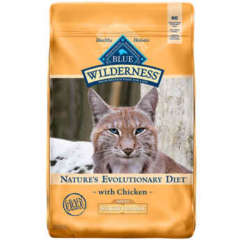Blue Buffalo BLUE Wilderness Adult Weight Control Chicken Recipe Dry Cat Food 11 lb Bag product detail number 1.0