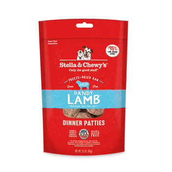 Stella & Chewy's Dandy Lamb Dinner Patties Freeze-Dried Raw Dog Food 5.5 oz product detail number 1.0