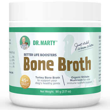 Dr. Marty Better Life Boosters Bone Broth Powdered Supplement for Dogs 3.17 oz Jar product detail number 1.0