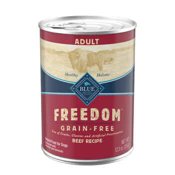 Blue Buffalo BLUE Freedom Adult Grain-Free Beef Recipe Wet Dog Food 12.5 oz Can - Case of 12 product detail number 1.0