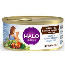 Halo Sensitive Stomach - Grain Free Quail & Garden Greens Pate Canned Cat Food-product-tile