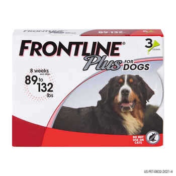 Frontline Plus 3pk Dogs 89-132 lbs product detail number 1.0