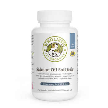 Wholistic Pet Organics Salmon Oil Soft Gels 100ct product detail number 1.0