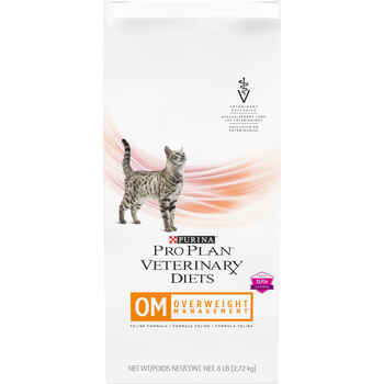 Purina Pro Plan Veterinary Diets OM Overweight Management Feline Formula Dry Cat Food - 6 lb. Bag product detail number 1.0