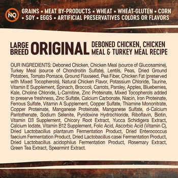 Wellness Core Grain Free Large Chicken Turkey for Dogs