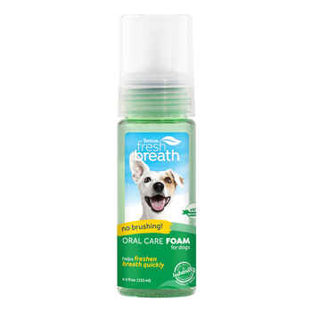 TropiClean Fresh Breath Oral Care Fresh Mint Foam 4.5 oz product detail number 1.0
