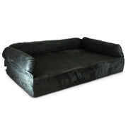 Memory Foam Luxury Pet Sofa - Large Black