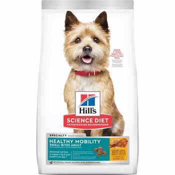 Hill's Science Diet Adult Healthy Mobility Small Bites Chicken Meal, Brown Rice & Barley Dry Dog Food - 15.5 lb Bag product detail number 1.0