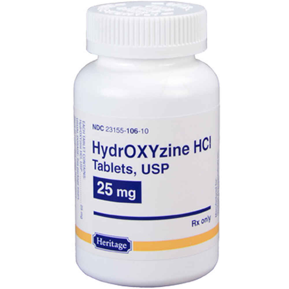 Hydroxyzine Hydrochloride 25 Mg Capsules