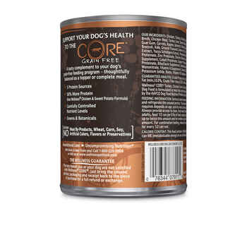 Wellness Core Grain Free Chicken Turkey Liver for Dogs 12 12.5oz Cans