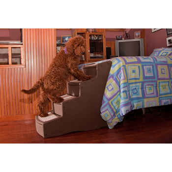Pet Gear Easy Step IV Dog & Cat Stairs with 4 Steps - Tan
