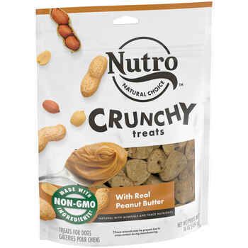 Nutro Crunchy Dog Treats with Real Peanut Butter 10 oz. Bag