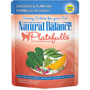 Natural Balance® Original Ultra™ Platefulls® Chicken & Pumpkin Recipe in Gravy Wet Cat Food 3 oz product detail number 1.0