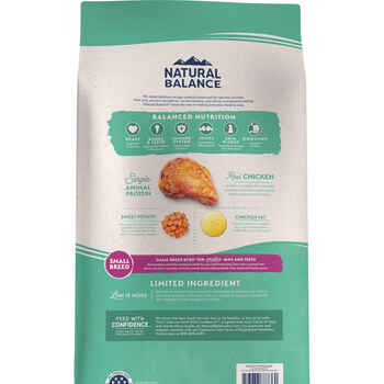 Natural Balance® Limited Ingredient Grain Free Chicken & Sweet Potato Small Breed Recipe Dry Dog Food 4 lb