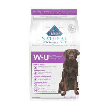 BLUE Natural Veterinary Diet W+U Weight Management + Urinary Care Dry Dog Food 6 lbs product detail number 1.0