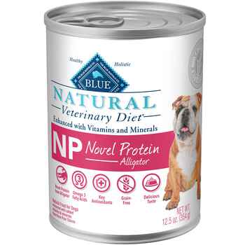 BLUE Natural Veterinary Diet NP Novel Protein-Alligator Grain-Free Wet Dog Food 12.5 oz - Case of 12 product detail number 1.0