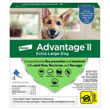Advantage II 4pk Dog Over 55 lbs product detail number 1.0