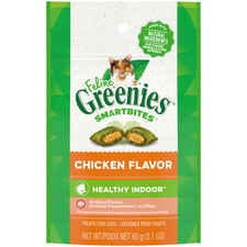 FELINE GREENIES SMARTBITES Healthy Indoor Natural Treats for Cats - Chicken Flavor-product-tile