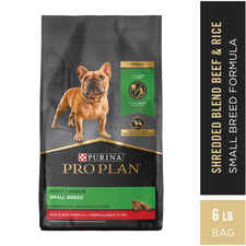 Purina Pro Plan Small Breed Shredded Blend Beef & Rice Dry Dog Food-product-tile