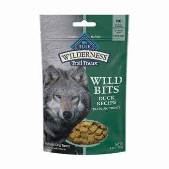 Blue Buffalo BLUE Wilderness Trail Treats Wild Bits Duck Recipe Dog Training Treats 4 oz Bag product detail number 1.0