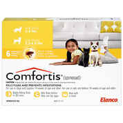 Comfortis 6pk Dogs 3.3-4.9 lbs or Cats 2-4 lbs