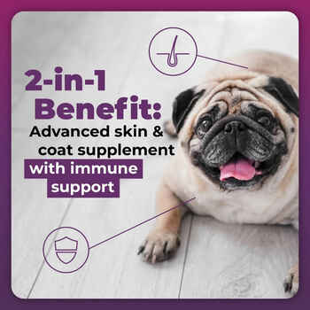 VetriScience Omega Plus Advanced Skin Dogs Chew 40 ct
