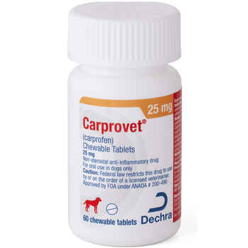 Carprovet Chewable 25mg Tablets 60ct product detail number 1.0