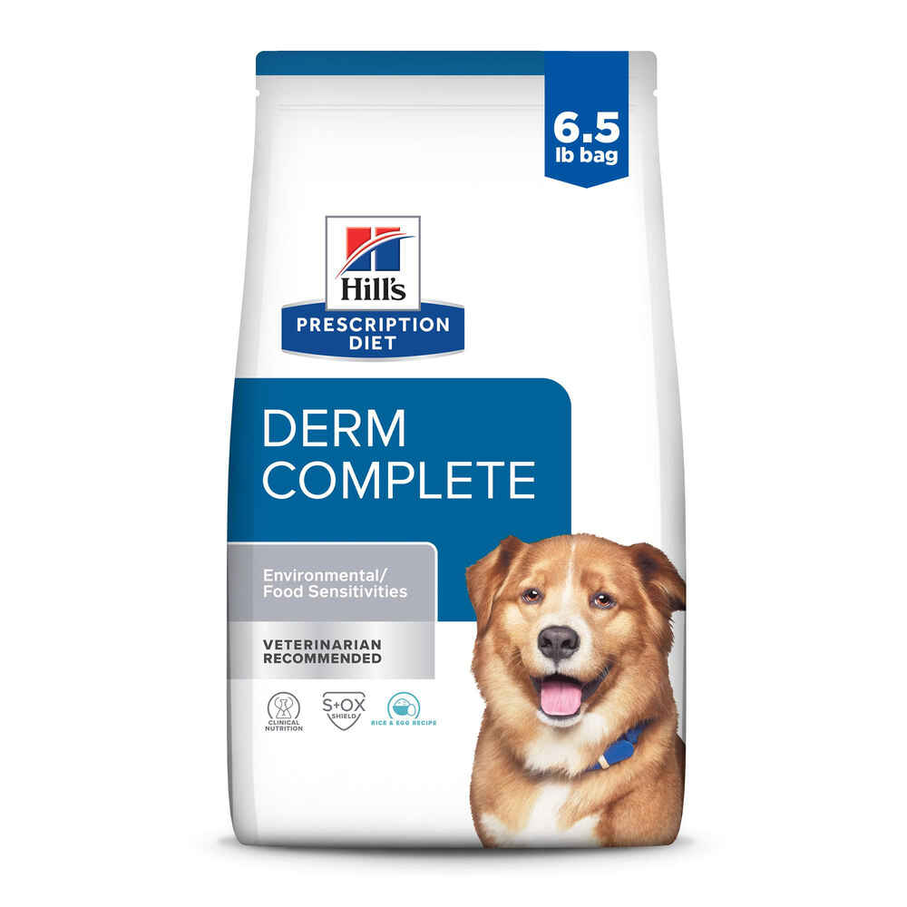 Hill's Prescription Diet Derm Complete Environmental/Food Sensitivities Rice & Egg Recipe Dry Dog Food